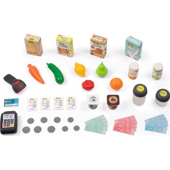 Smoby Fresh Food, Pretend Supermarket, Kids, Role Money, Play, Educational S 350233 3032163502333