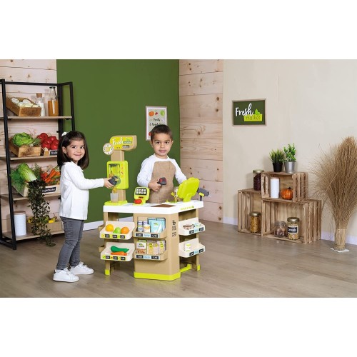 Smoby Fresh Food, Pretend Supermarket, Kids, Role Money, Play, Educational S 350233 3032163502333