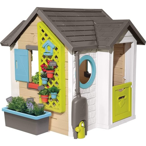 Smoby Kids Garden Playhouse With 15 Accessories 1.3M Tall 810405 3032168104051