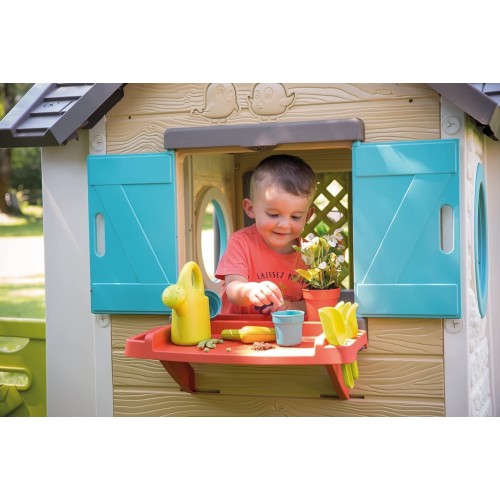Smoby Σπίτι Κήπου Garden Playhouse με 15 αξεσουάρ 1.3M Tall  810405 3032168104051