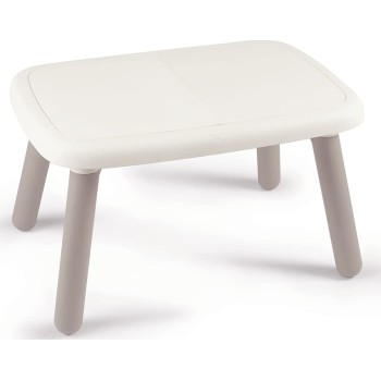 Smoby Kid White-Design Table 18 Months, For Indoor And Outdoor Use, Plastic, Idea 7/880405 3032168804050