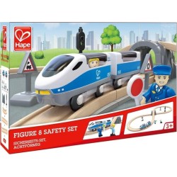 Hape Wooden Passenger Railway Ξύλινο Safety Τρένο Set E3729 6943478021679