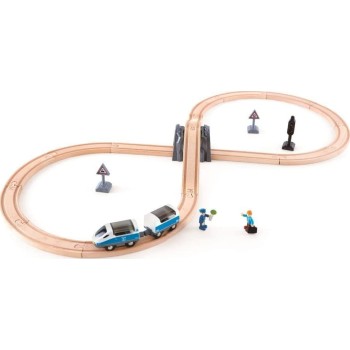 Hape Wooden Passenger Train Set  E3729 6943478021679