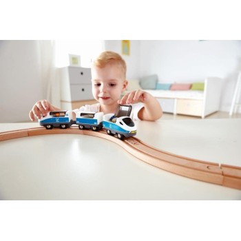 Hape Wooden Passenger Train Set  E3729 6943478021679
