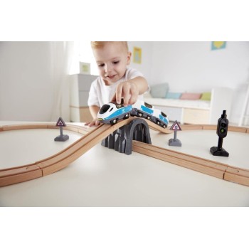 Hape Wooden Passenger Train Set  E3729 6943478021679