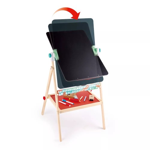 Hape Early Explorer Ξύλινος Πίνακας Flip Flat Easel E1063 6943478034730