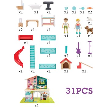 Hape Rock And Slide House- Sound Effects E3411 6943478034808