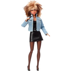 Mattel Barbie Signature Tina Turner Barbie Doll In 90S Fashion And Accessories HCB98 194735006731