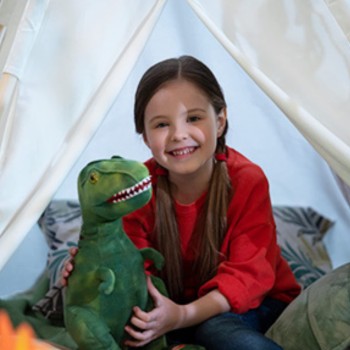GiPSY Λούτρινο 36εκ. Rexor ο T-Rex με ήχο και φως GIP56172 3268060561726