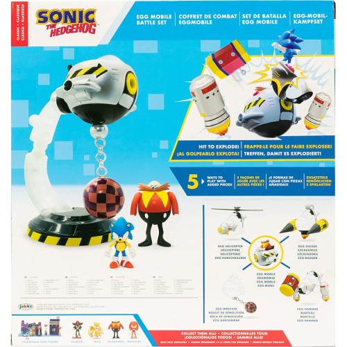 JAKKS PACIFIC Σετ μάχης Egg Mobile (Sonic) JPA41444 192995414440