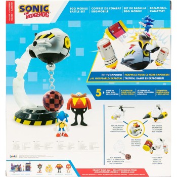 JAKKS PACIFIC Σετ μάχης Egg Mobile (Sonic) JPA41444 192995414440
