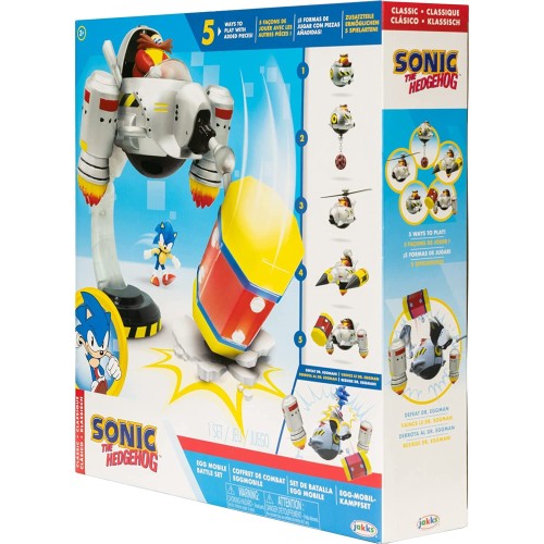 JAKKS PACIFIC Σετ μάχης Egg Mobile (Sonic) JPA41444 192995414440