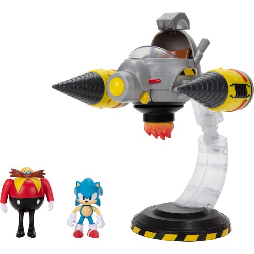 JAKKS PACIFIC Sonic The Hedgehog Egg Mobile Battle Set Action Figures JPA41444 192995414440