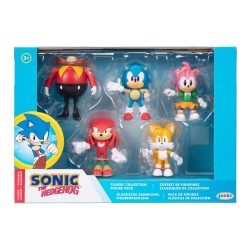JAKKS PACIFIC Figures 6,5cm Set 5pieces Sonic JPA41452 192995414525