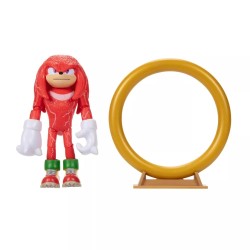 JAKKS PACIFIC Sonic the Hedgehog 2 Knuckles with Ring Stand  JPA41494 / 2 192995414969