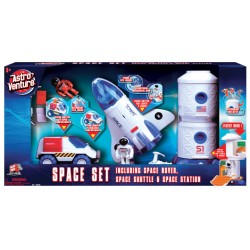 Playmind Ltd Astro Venture Διαστημικό Σετ με Διαστημικό Σταθμό, Rover και Διαστημικό Λεωφορείο AVE63115 615266631150