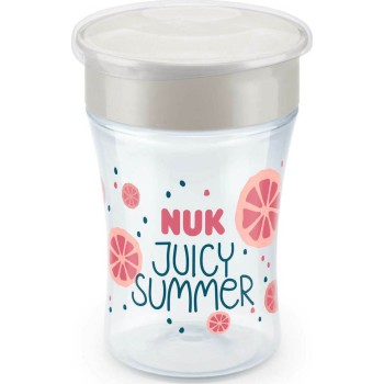 NUK Fruits Magic Cup 230Ml Με Χείλος Και Καπάκι 8Μ+ 10255593 4008600389408