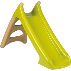 Smoby Xs Slide, Beige Green, 90 Cm Sliding Surface, Non-Slip Steps, Anti-Uv Tre 820624 3032168206243
