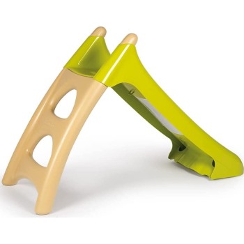 Smoby Τσουλήθρα Xs Slide, Beige/Green, 90 Cm Sliding Surface, Non-Slip Steps, Anti-Uv 820624 3032168206243