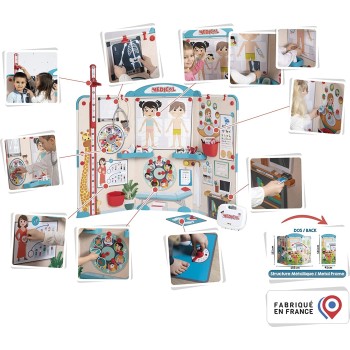 Smoby Paediatricians Practice, Foldable Practice For Children, Preschool Role 7/340208 3032163402084