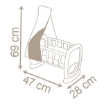 Smoby Baby Nurse Cradle 220373 3032162203736