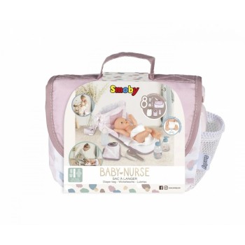 Smoby Baby Nurse Τσάντα Αλλαξιέρα  220369 3032162203699