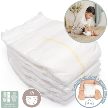 Smoby Baby Nurse Nappies X4 220365 3032162203651