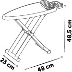 Smoby Ironing Board and Steam Iron 330121 3032163301219