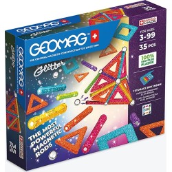 Geomag Recycled Glitter, Magnetic Constructions With Glitter Effect, Color 535 871772005353