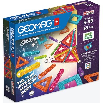 Geomag Glitter Σετ 35 Κομμάτια - Green 535 871772005353