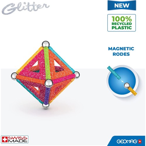 Geomag Glitter Σετ 35 Κομμάτια - Green 535 871772005353