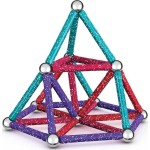 Geomag Recycled Glitter, Magnetic Constructions With Glitter Effect, Color 536 871772005360