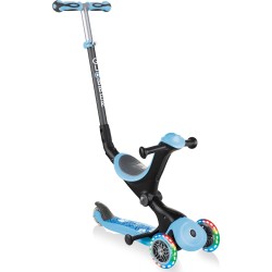 Globber Scooter Go-Up Deluxe Παιδικο Πατινι Αναδιπλουμενο Fantasy Lights Pastel Blue 647-201 4895224404521