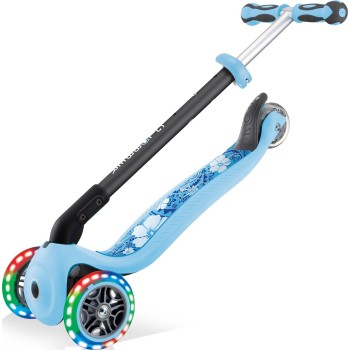 Globber Scooter Go-Up Deluxe Παιδικο Πατινι Αναδιπλουμενο Fantasy Lights Pastel Blue 647-201 4895224404521