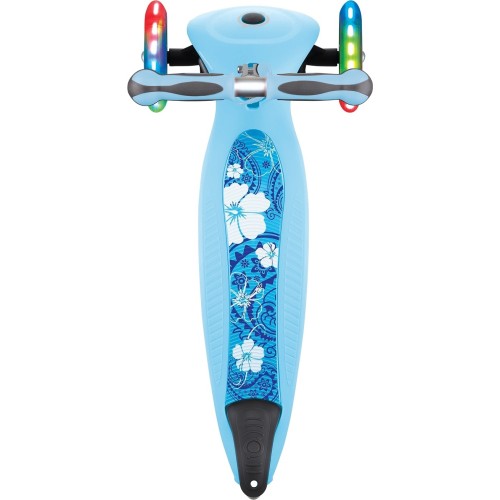 Globber Scooter Go-Up Deluxe Παιδικο Πατινι Αναδιπλουμενο Fantasy Lights Pastel Blue 647-201 4895224404521