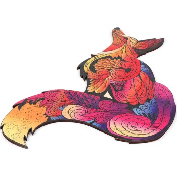 MathV Wooden Jigsaw Puzzle – Fox MVJ-01 6975345720521