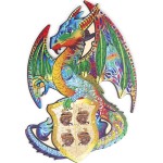MathV Wooden Jigsaw Puzzle – Dragon MVJ-03 6975345720552