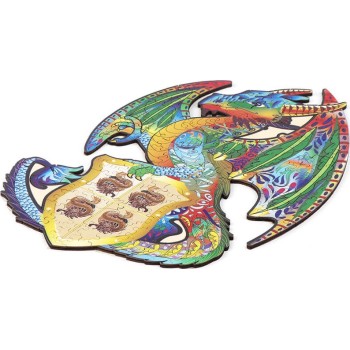 MathV Wooden Jigsaw Puzzle – Dragon MVJ-03 6975345720552