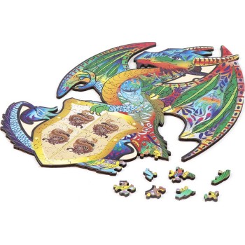 MathV Wooden Jigsaw Puzzle – Dragon MVJ-03 6975345720552