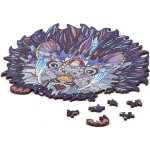 MathV Wooden Jigsaw Puzzle – Hedgehog MVJ-04 6975345720576
