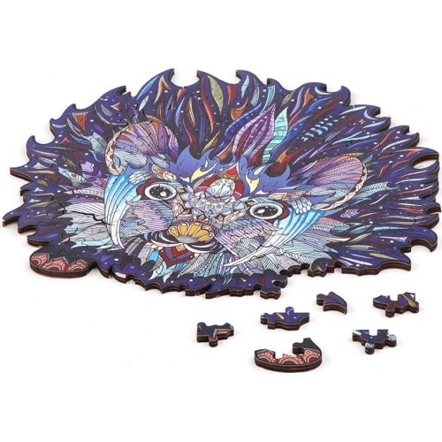 MathV Wooden Jigsaw Puzzle – Hedgehog MVJ-04 6975345720576