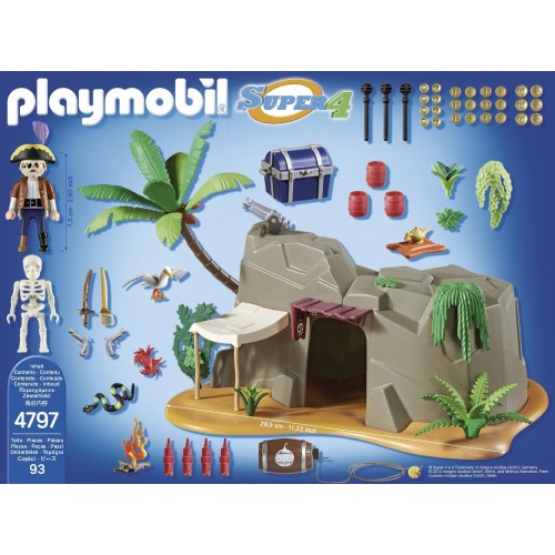 Playmobil Πειρατική Σπηλιά 4797 4008789047977