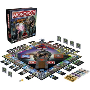 Hasbro Monopoly Jurassic Park Edition F1662 5010994174873