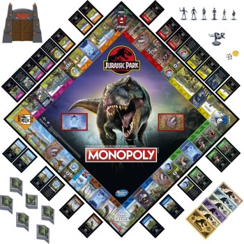 Hasbro Monopoly Jurassic Park Edition F1662 5010994174873