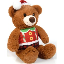 Christakopoulos Plush Teddy Bears With Christmas Nutcracker 3s.22cm. 5637 5212007580941