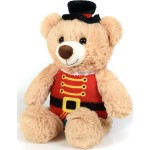 Christakopoulos Plush Teddy Bears With Christmas Nutcracker 3s.22cm. 5637 5212007580941