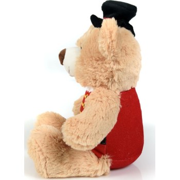 Christakopoulos Λούτρινα Αρκουδάκια με Χριστουγεννιάτικη Στολή Καρυοθραύστη 22εκ. - 1 τμχ 5637 5212007580941