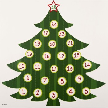 Christakopoulos Christmas Sticker 2k.30.5x31.5cm 5710 5212007581788