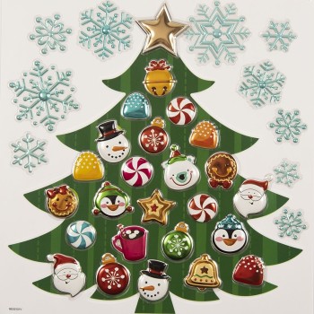 Christakopoulos Christmas Sticker 2k.30.5x31.5cm 5710 5212007581788