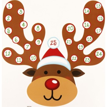 Christakopoulos Christmas Sticker 2k.30.5x31.5cm 5710 5212007581788